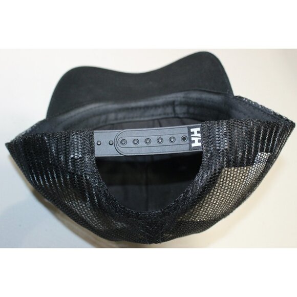 Helly Hansen Nord Mountain Print Trucker Hat Cap Black Snapback One size - Picture 6 of 7